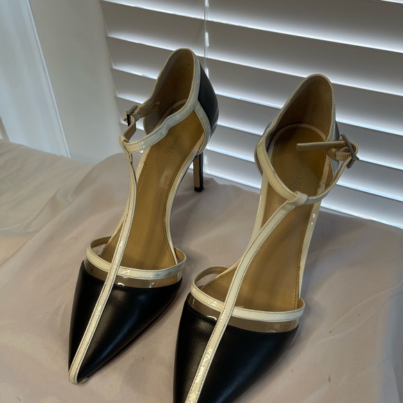Michael Kors Black and White Heels - Picture 11 of 12
